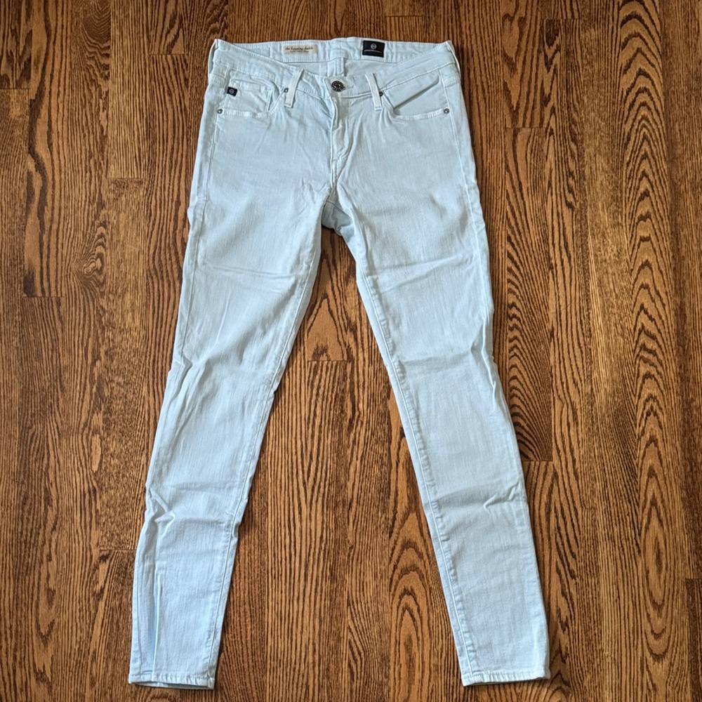 AG Adriano Goldschmied Women's Skinny Jeans in Light Blue